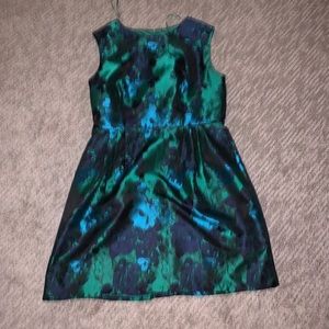 Blue and Green cocktail dress